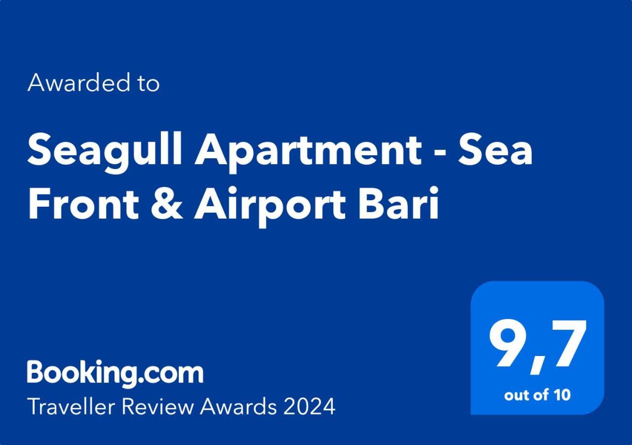 Seagull Apartments - Front And Sea View & Airport Bari Bagian luar foto